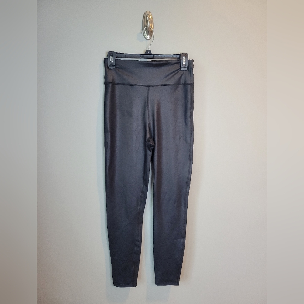 Abercrombie and Fitch faux leather shine leggings